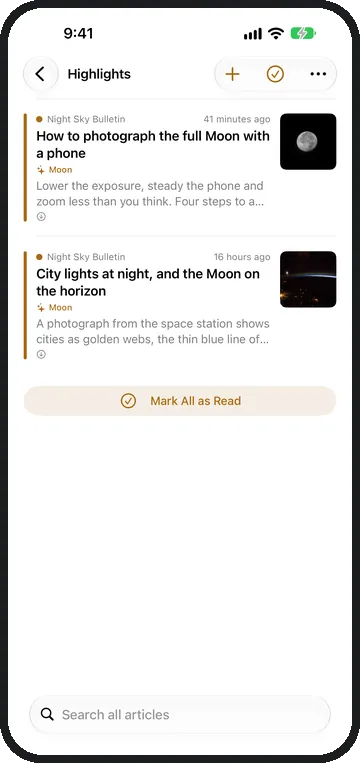 Your search words are highlighted